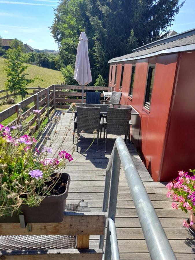 Eisenbahnromantik Im Urlaub Heinsdorfergrund Exterior foto
